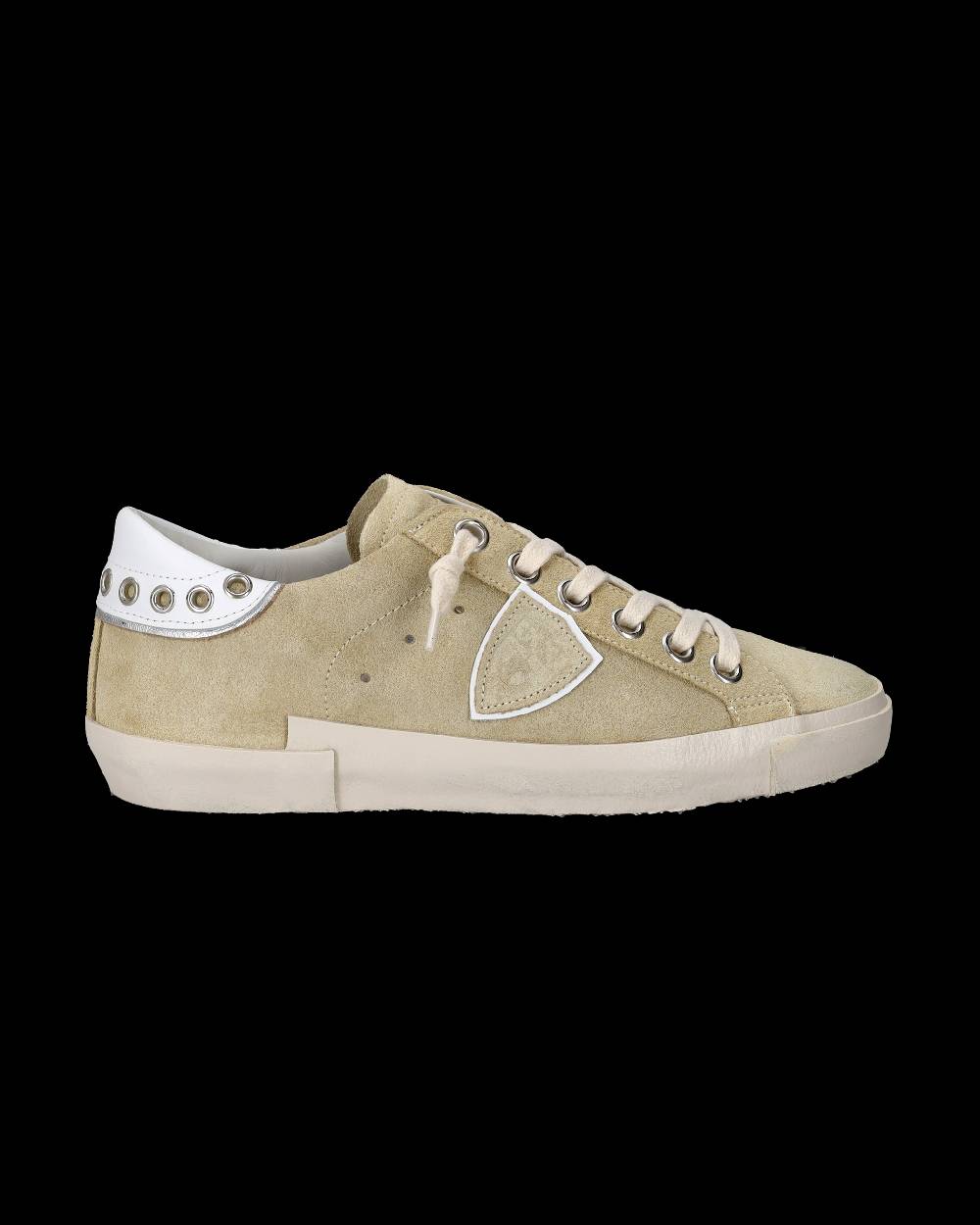 Philippe Model Sneakers Prsx da Donna Beige in Pelle Scamosciata In vendita