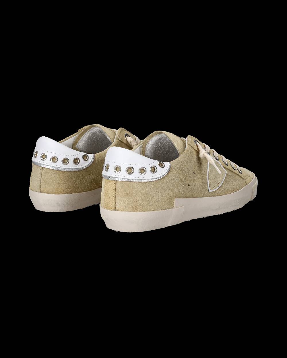 Philippe Model Sneakers Prsx da Donna Beige in Pelle Scamosciata In vendita