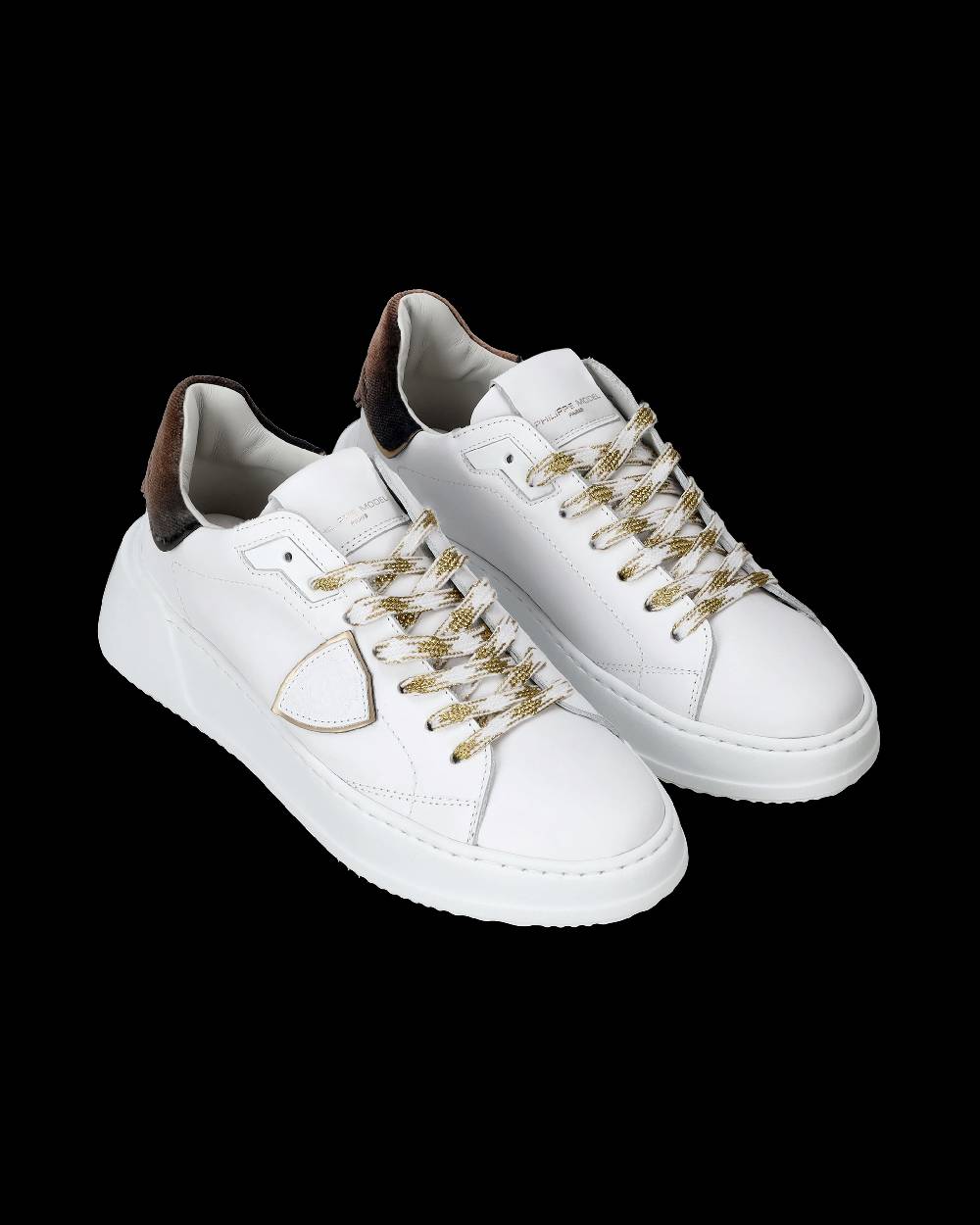 Philippe Model Sneaker basse Tres Temple donna - bianco e nero Sconti questo mese