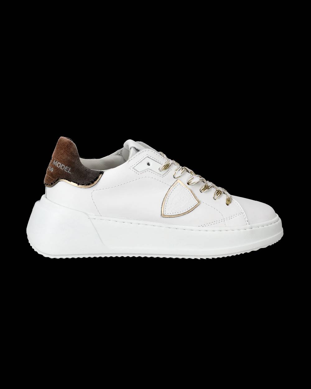 Philippe Model Sneaker basse Tres Temple donna - bianco e nero Sconti questo mese