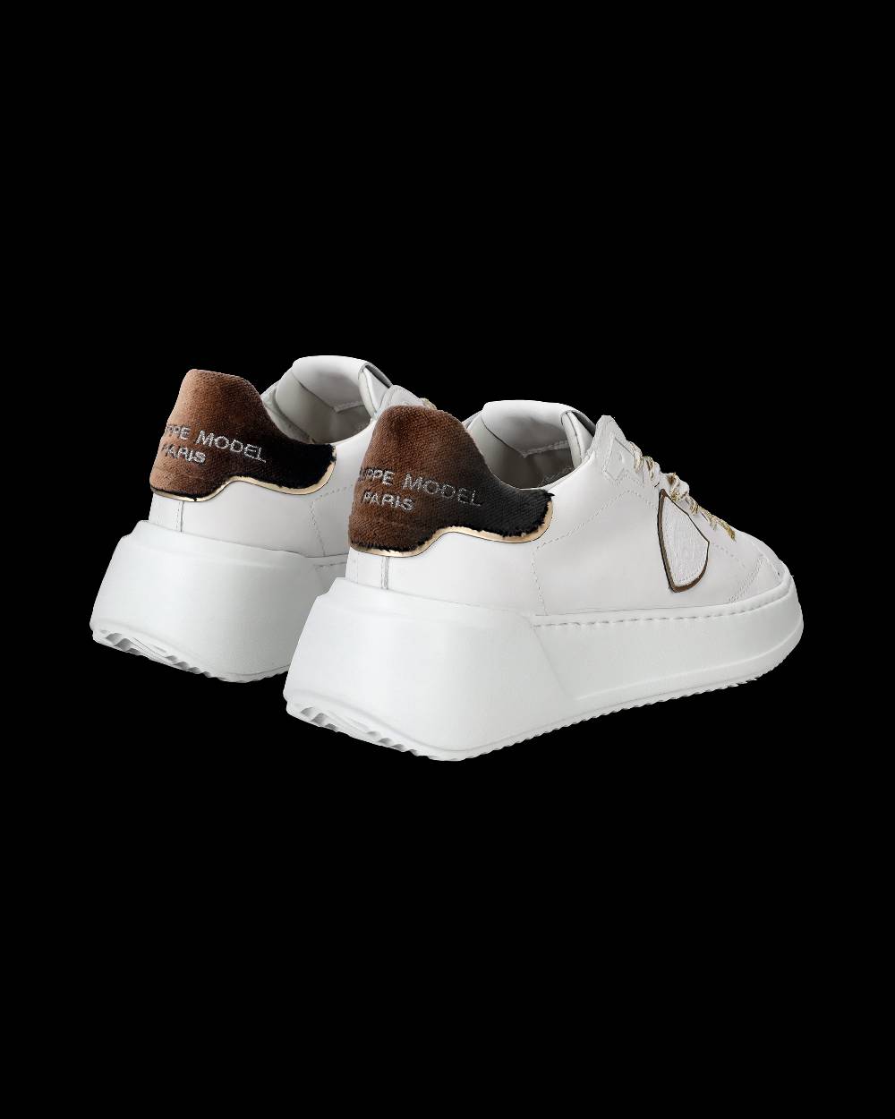 Philippe Model Sneaker basse Tres Temple donna - bianco e nero Sconti questo mese