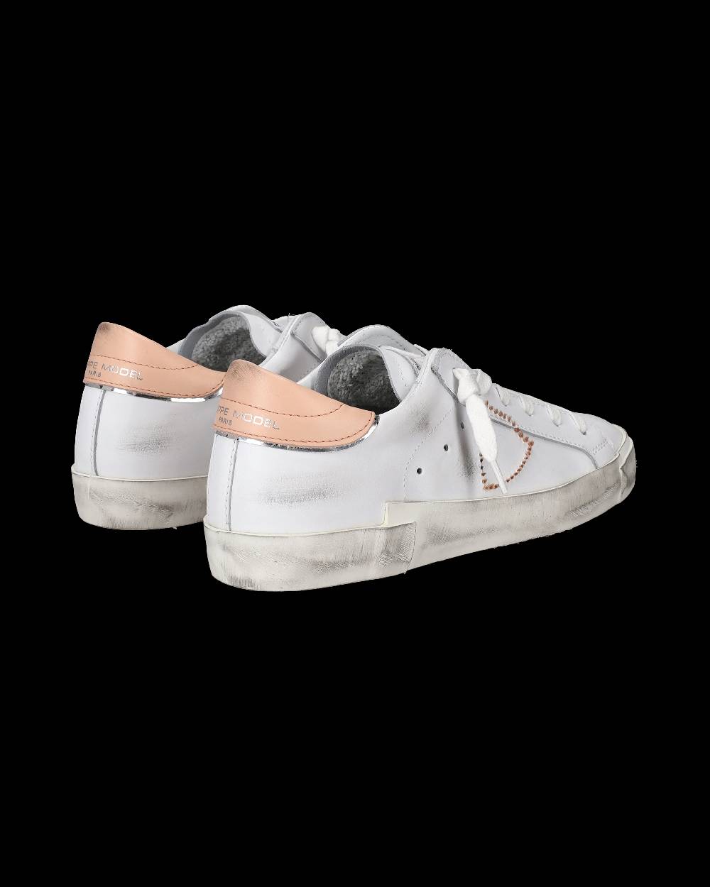 Philippe Model Sneakers Prsx da Donna Bianche in Pelle in Pelle Qualità