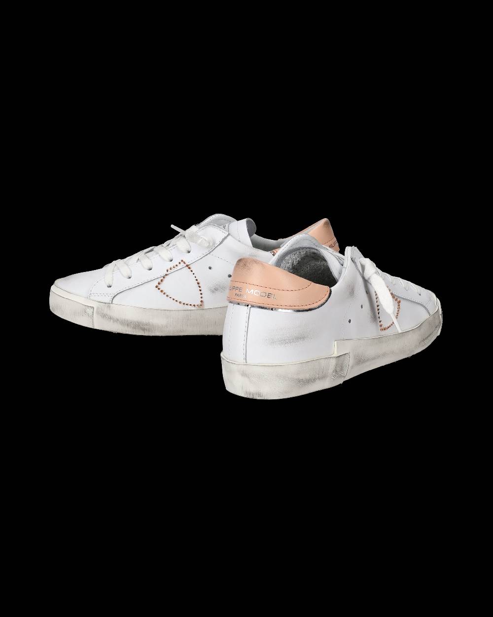 Philippe Model Sneakers Prsx da Donna Bianche in Pelle in Pelle Qualità
