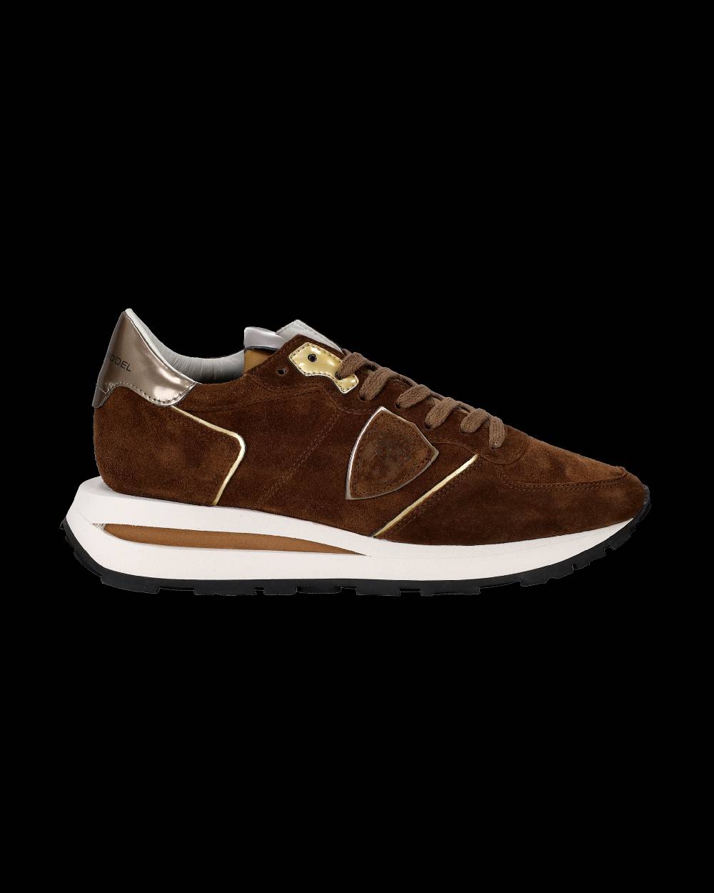 Philippe Model Sneaker basse Tropez Haute donna - cognac Vendita