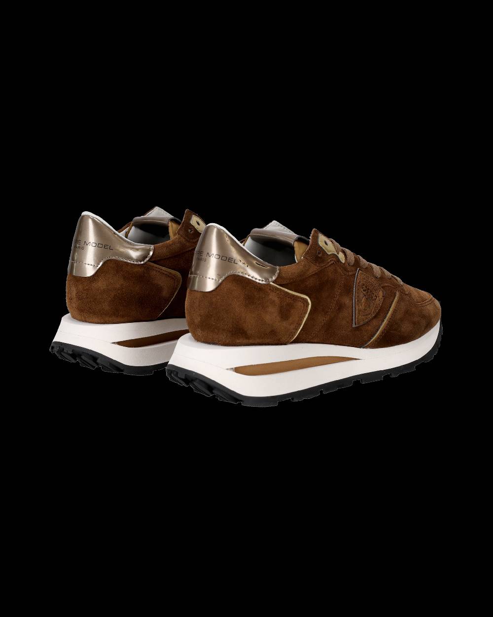 Philippe Model Sneaker basse Tropez Haute donna - cognac Vendita