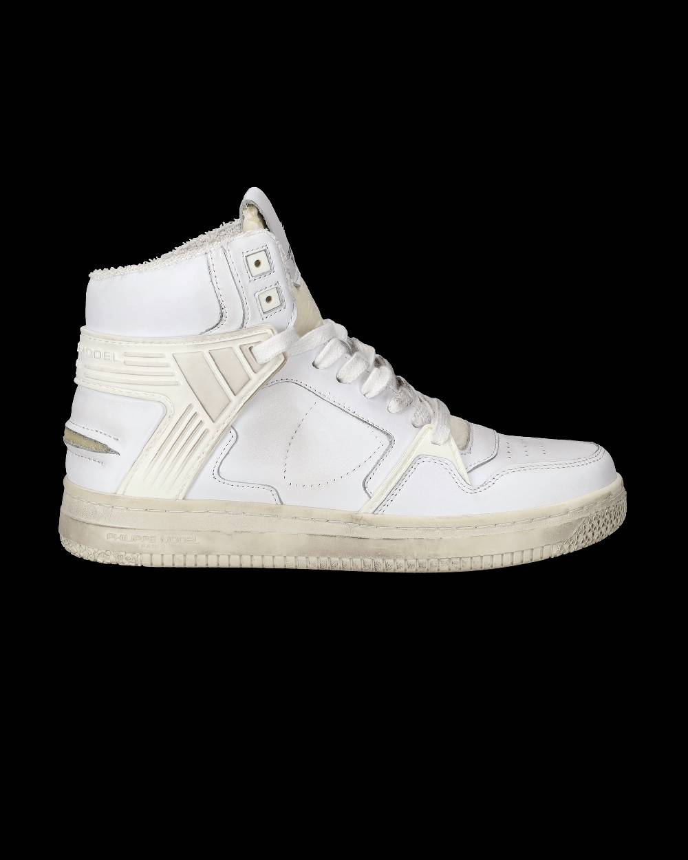 Philippe Model Sneakers Alte La Grande da Donna Bianche in Pelle Pezzi Unici
