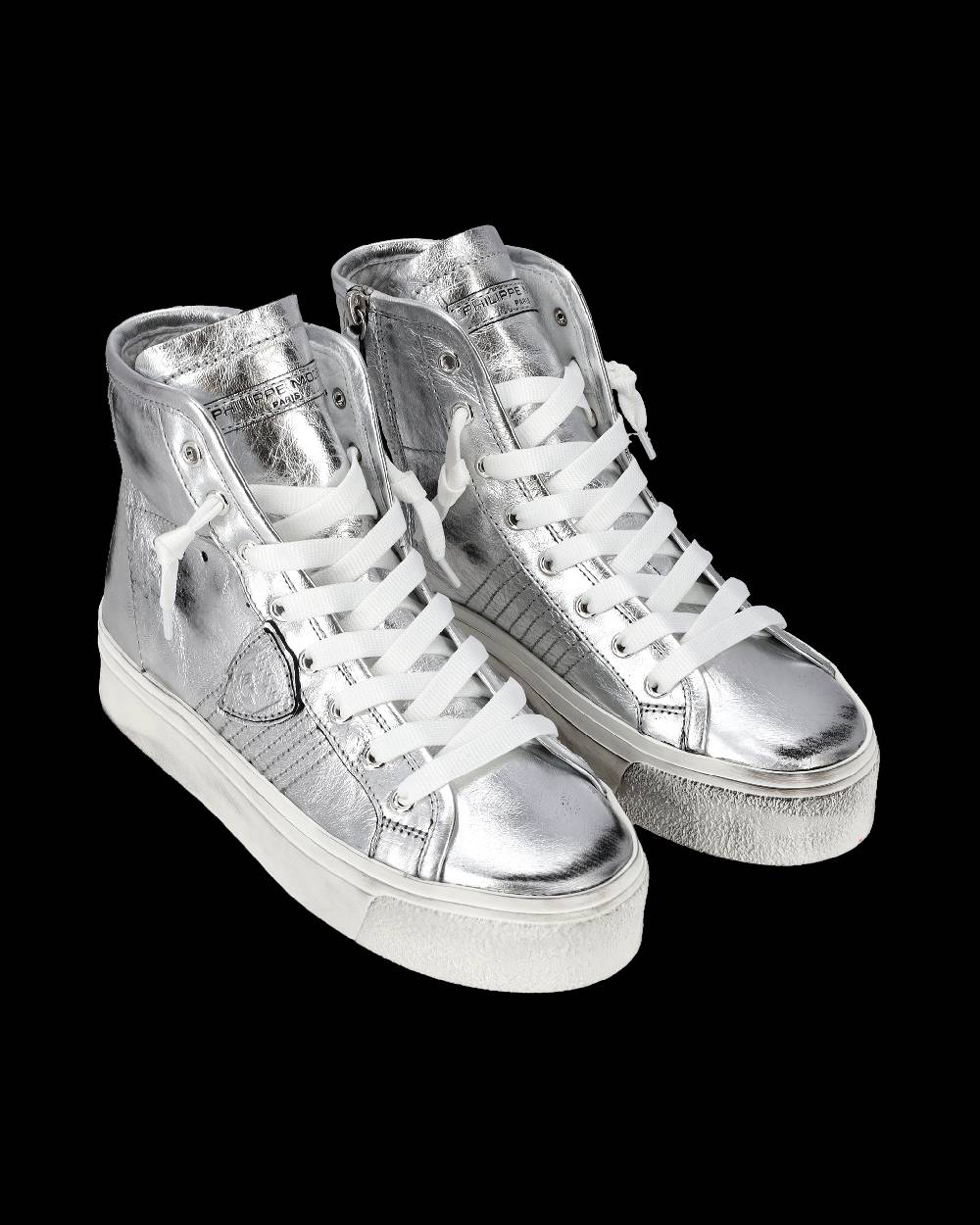 Philippe Model Sneaker alte Prsx Haute donna - argento Soddisfazione Garantita