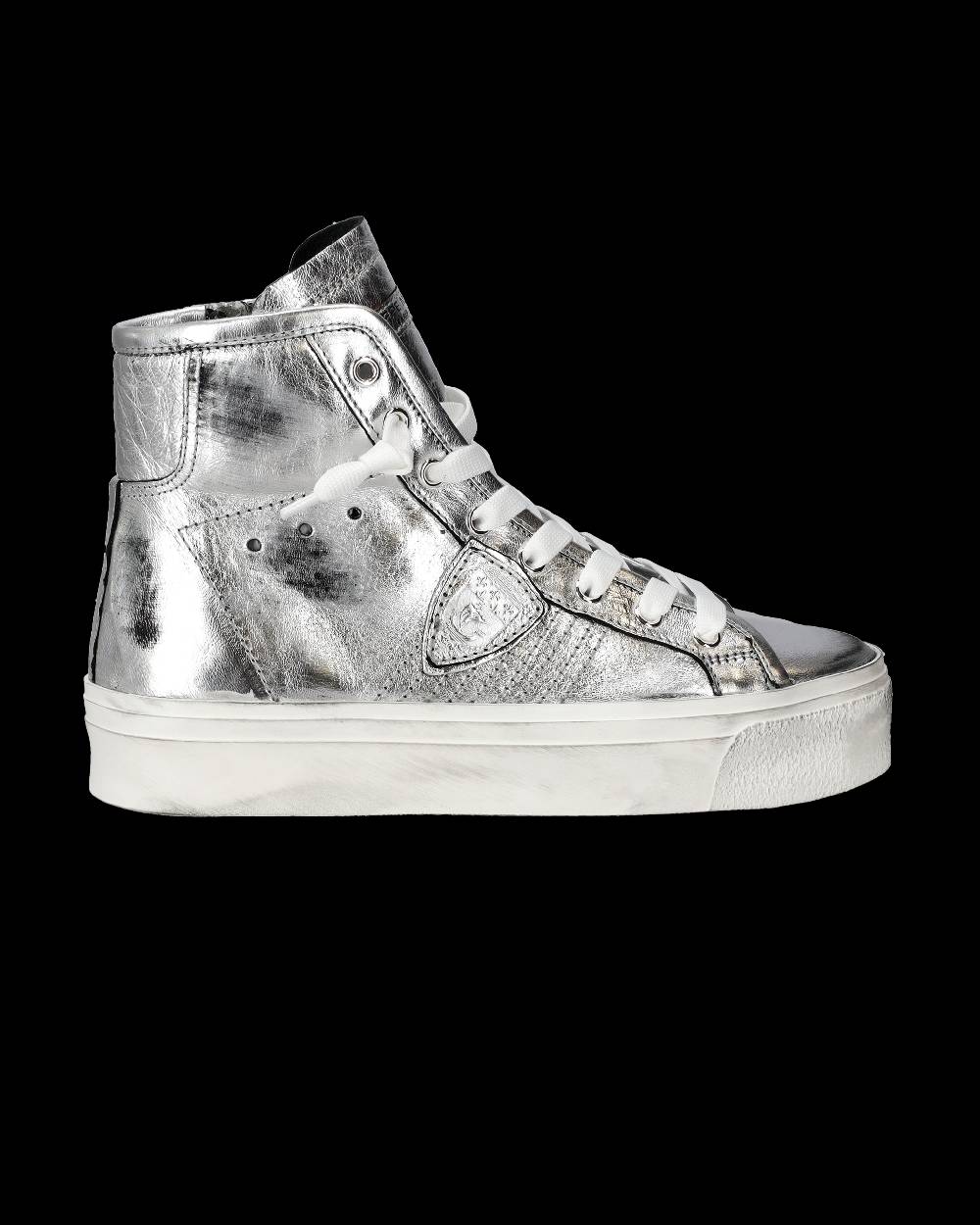 Philippe Model Sneaker alte Prsx Haute donna - argento Soddisfazione Garantita