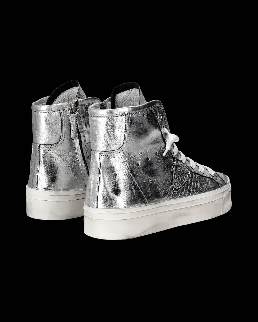 Philippe Model Sneaker alte Prsx Haute donna - argento Soddisfazione Garantita