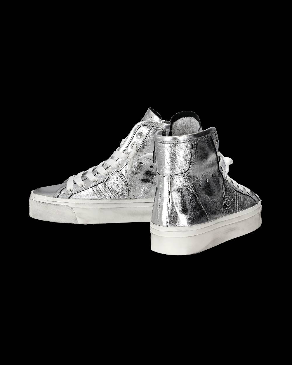 Philippe Model Sneaker alte Prsx Haute donna - argento Soddisfazione Garantita