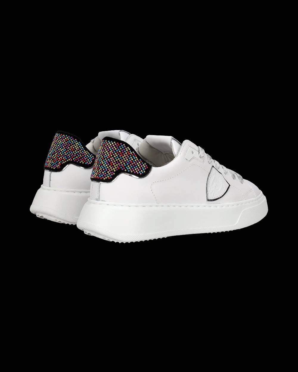 Philippe Model Sneaker Temple Donna, Bianco e Nero Negozi Online