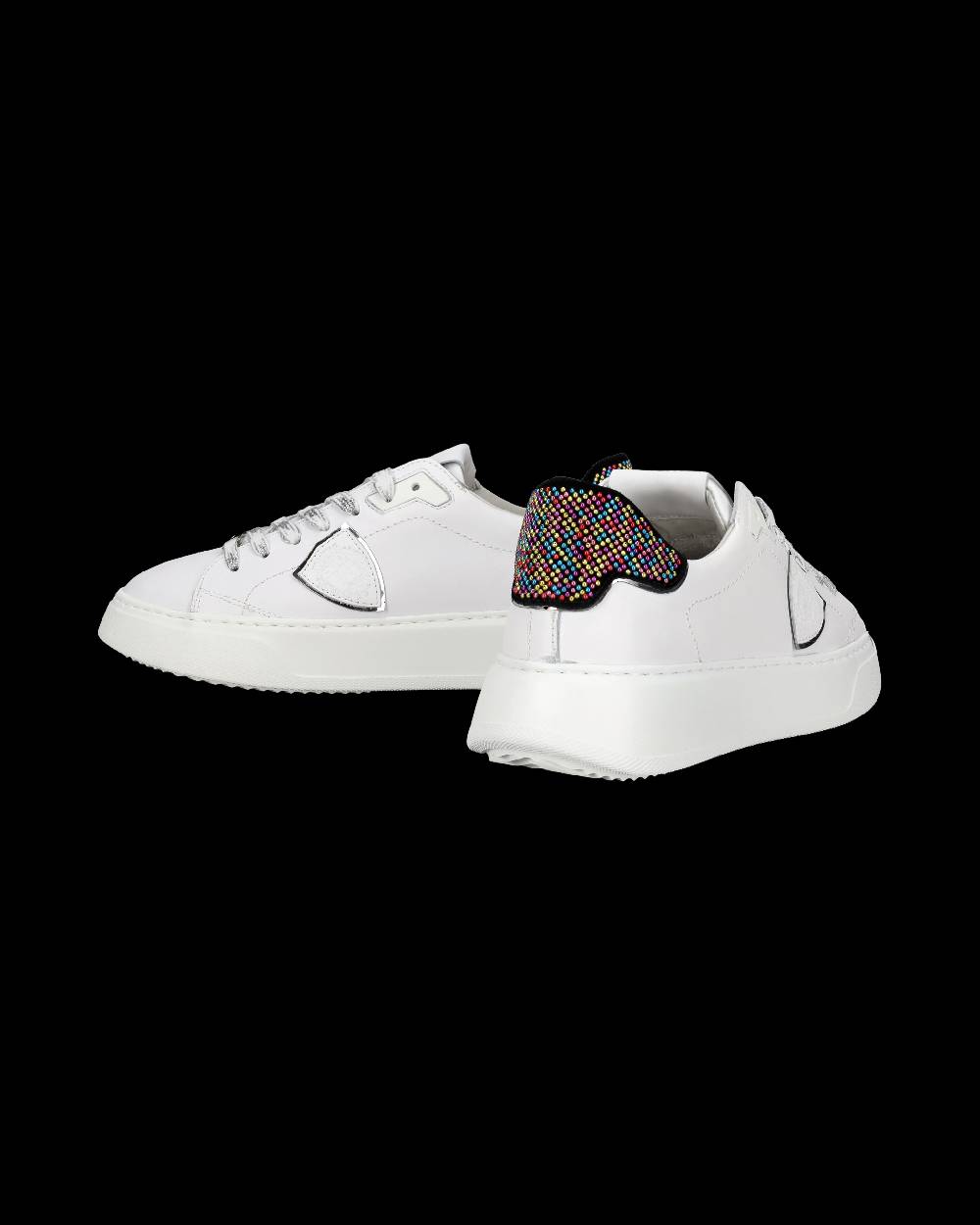 Philippe Model Sneaker Temple Donna, Bianco e Nero Negozi Online