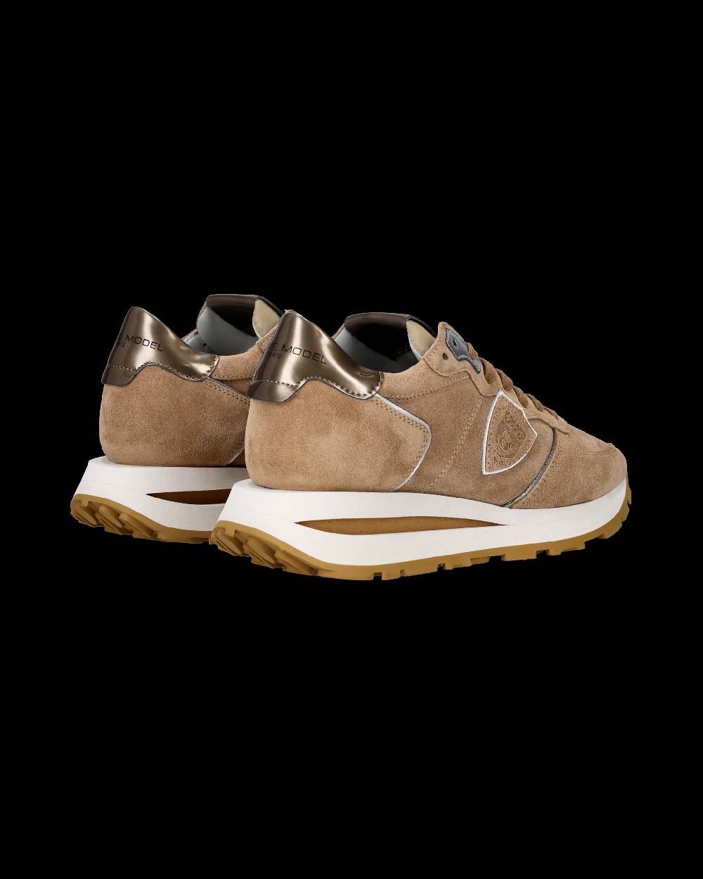 Philippe Model Sneaker basse Tropez Haute donna - marrone Acquista Ora