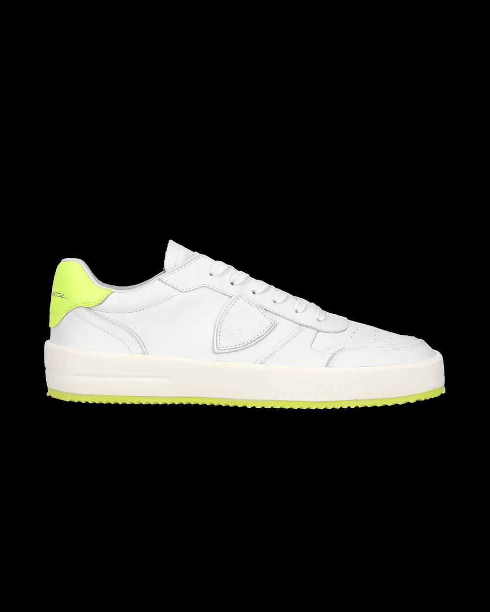 Philippe Model Sneaker bassa Nice uomo - bianco e giallo fluo Offerta