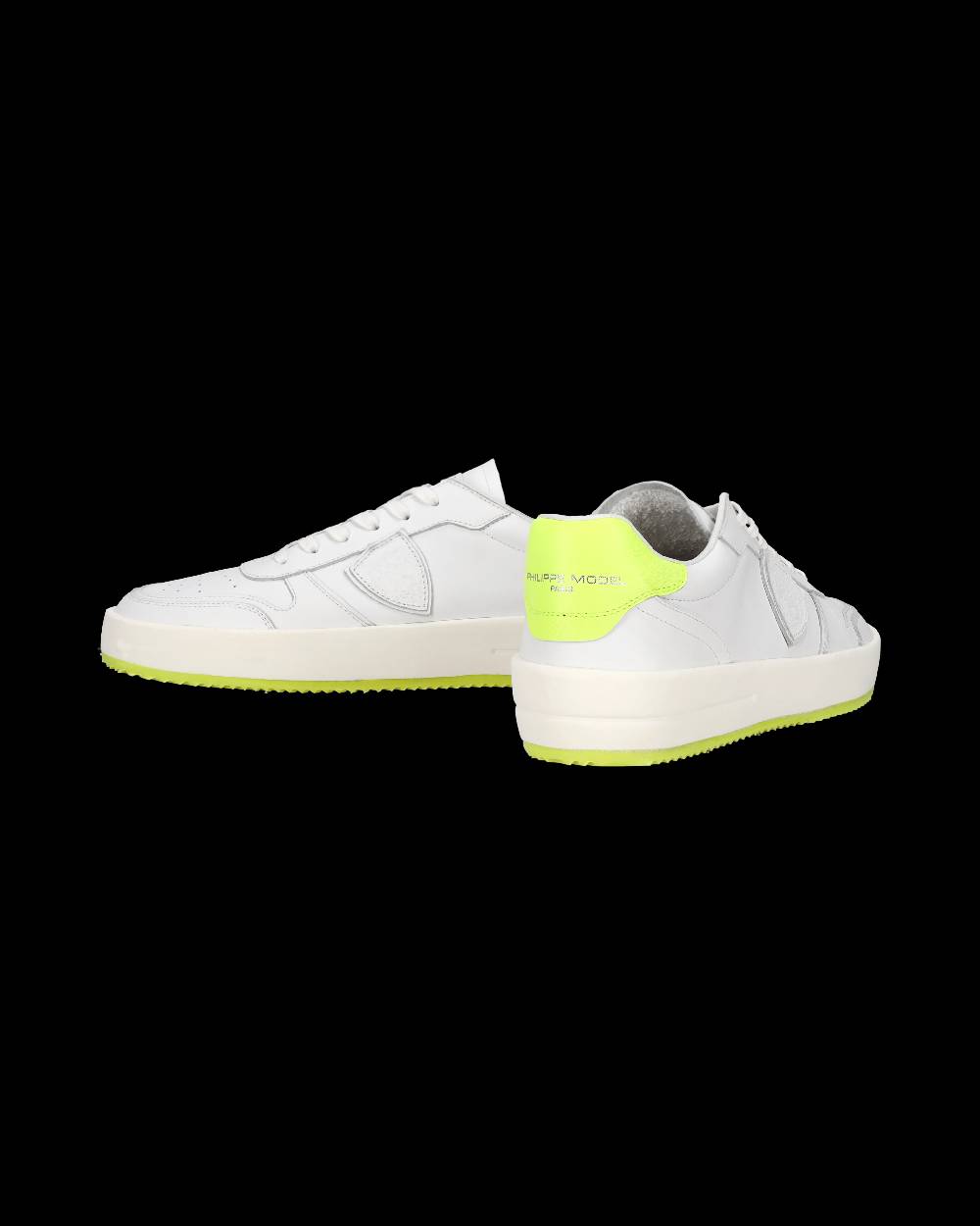 Philippe Model Sneaker bassa Nice uomo - bianco e giallo fluo Offerta