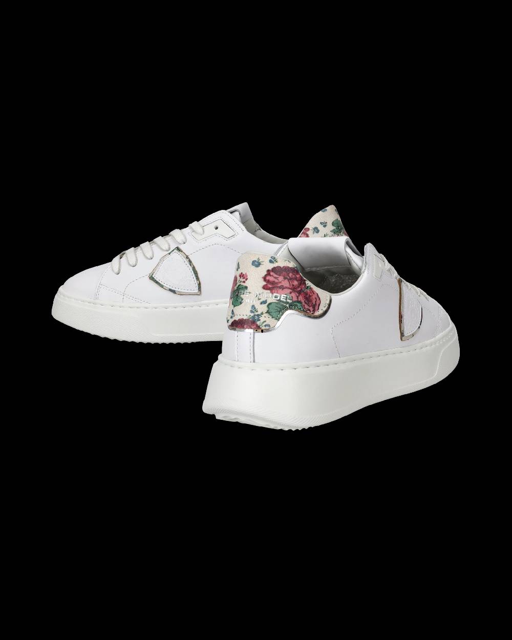 Philippe Model Sneakers Temple da Donna Bianche e Rosa in Pelle Outlet
