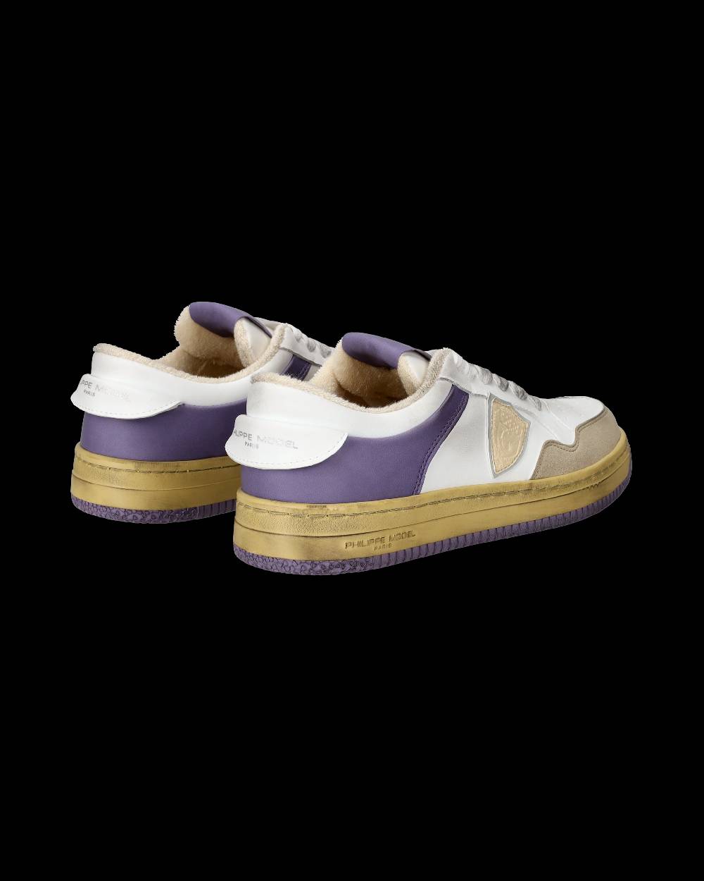 Philippe Model Sneakers Lyon da Donna con dettagli Glicine in Pelle Riciclata In Vendita