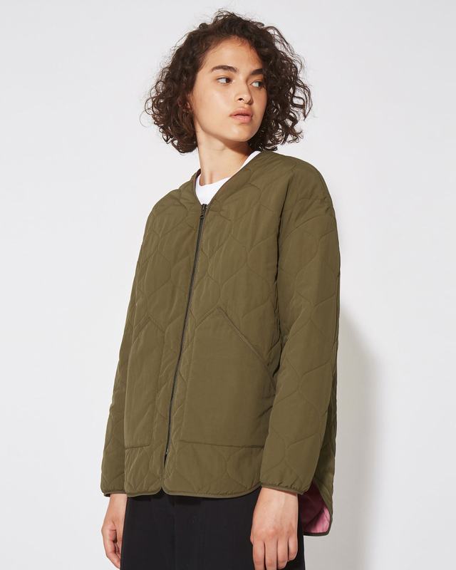 Philippe Model Piumino Grace da Donna Verde militare in Tessuto Tecnico Offerte