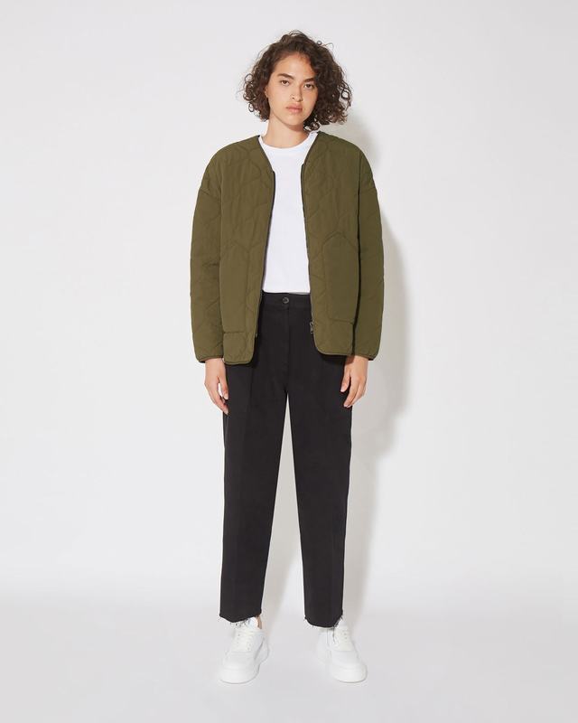 Philippe Model Piumino Grace da Donna Verde militare in Tessuto Tecnico Offerte