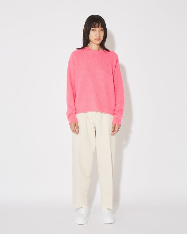 Philippe Model Felpa Renee da Donna Rosa in Lana Saldi Di Fabbrica