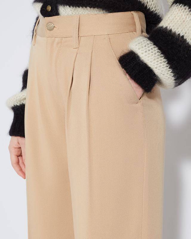 Philippe Model Pantaloni chino Colette da Donna Marroni in Cotone Nuova