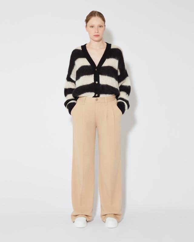 Philippe Model Pantaloni chino Colette da Donna Marroni in Cotone Nuova