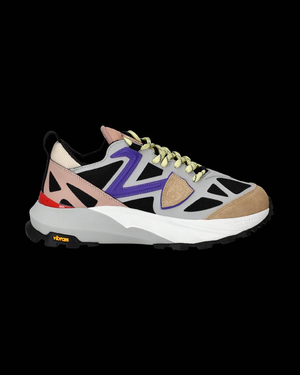 Philippe Model Sneaker basse Rocx donna - grigio, nero e violetto Offerta speciale