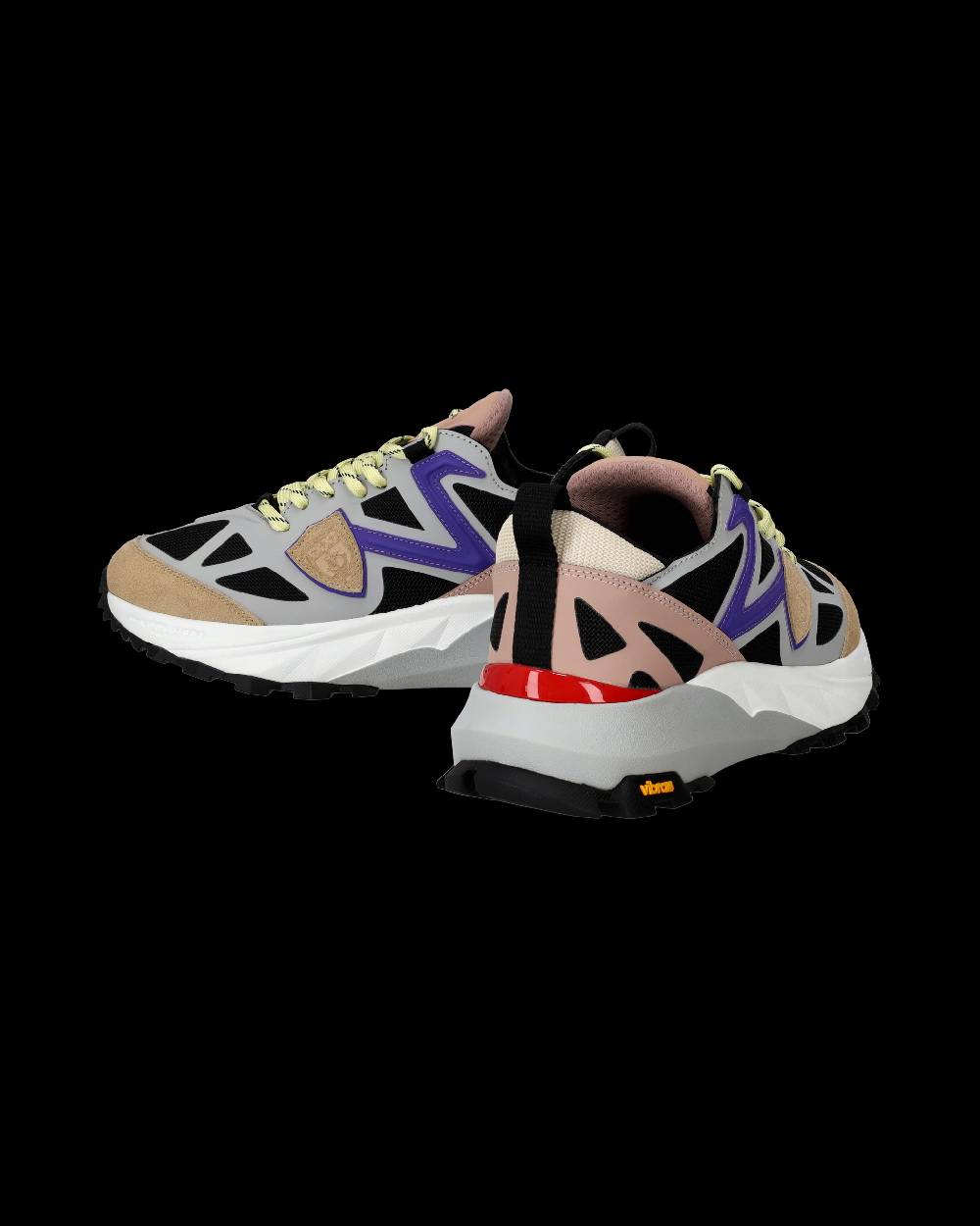 Philippe Model Sneaker basse Rocx donna - grigio, nero e violetto Offerta speciale