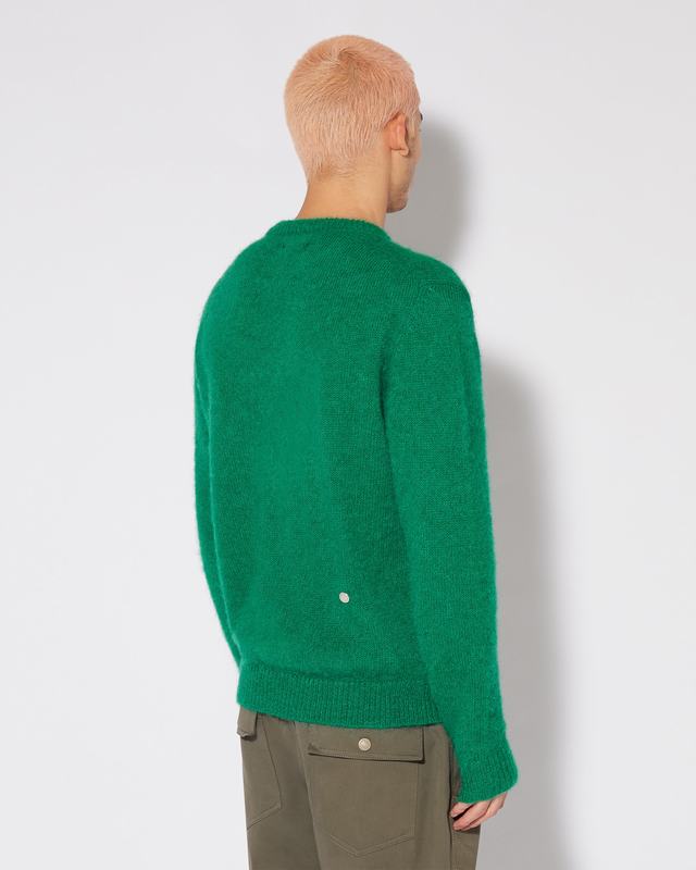Philippe Model Felpa Rafael da Uomo Verde in Lana Mohair Fornitura limitata