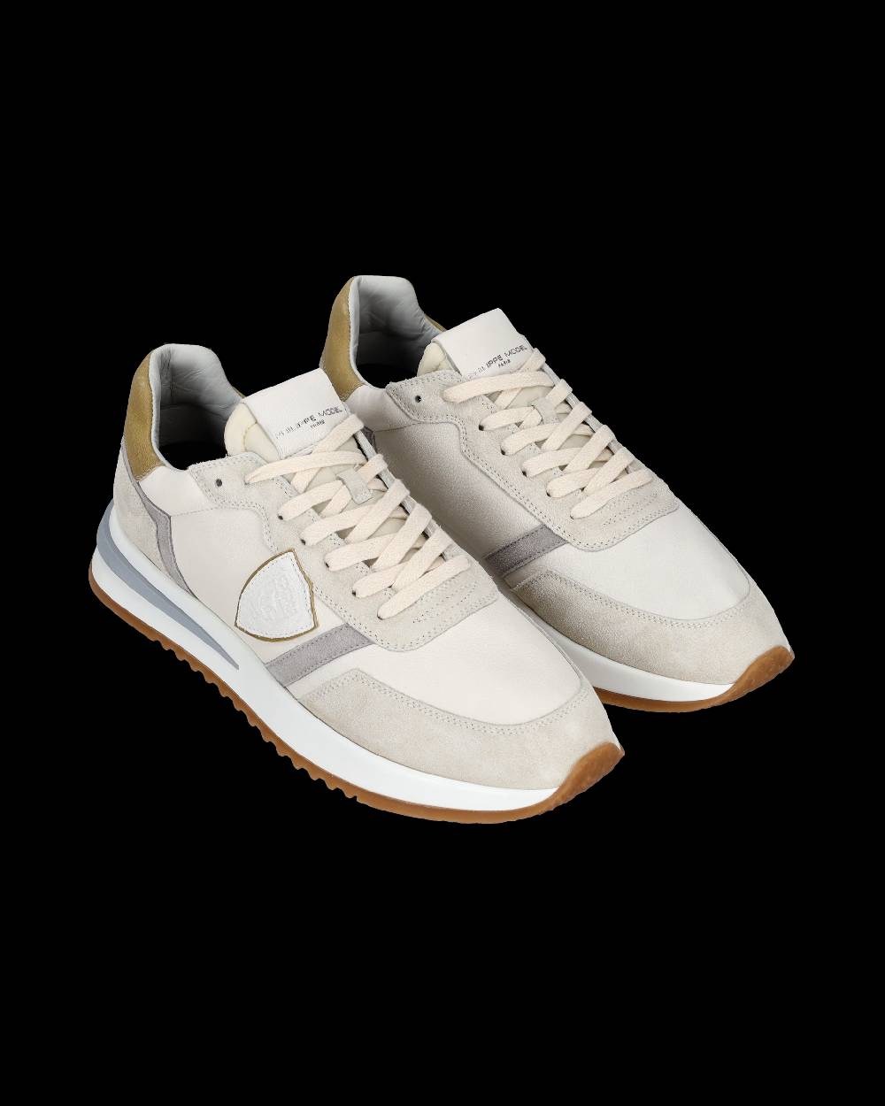 Philippe Model Sneaker bassa Tropez 2.1 uomo - bianco e senape Offerta natalizia
