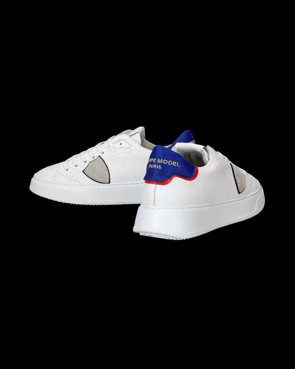 Philippe Model Sneaker bassa Temple uomo - bianco, rosso e blu Offerta Pasqua