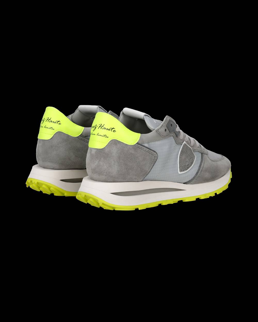 Philippe Model Sneaker basse Tropez Haute uomo - grigio e giallo Offerta per la Festa della Mamma