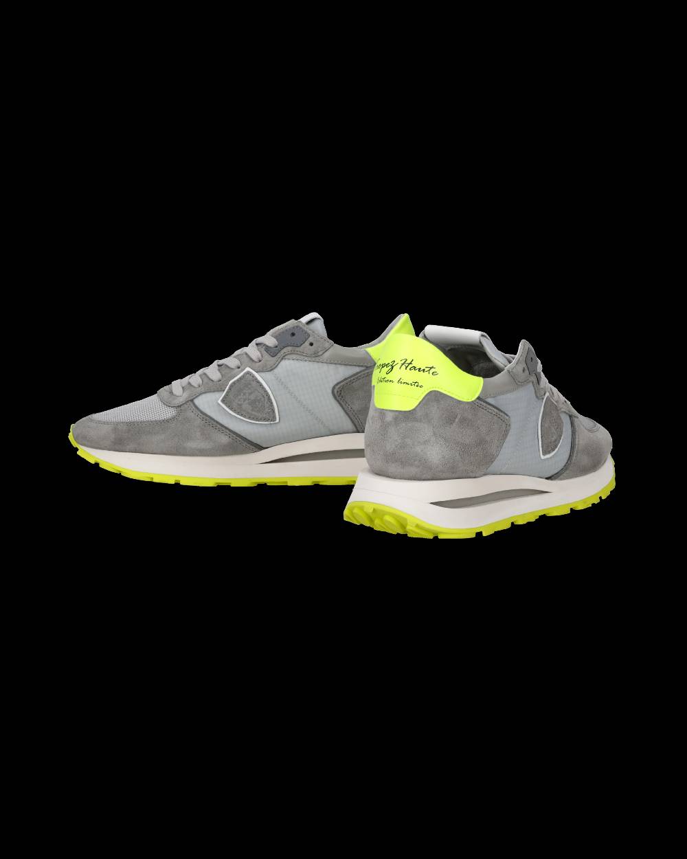 Philippe Model Sneaker basse Tropez Haute uomo - grigio e giallo Offerta per la Festa della Mamma