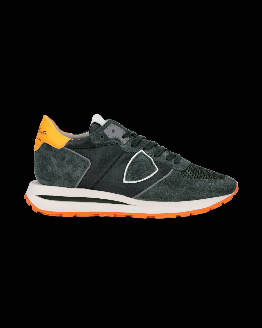 Philippe Model Sneaker basse Tropez Haute uomo - verde e arancione Offerta Giorno del Papà