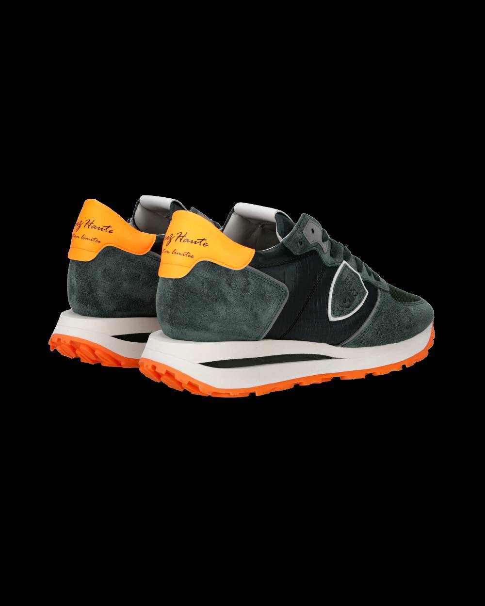Philippe Model Sneaker basse Tropez Haute uomo - verde e arancione Offerta Giorno del Papà