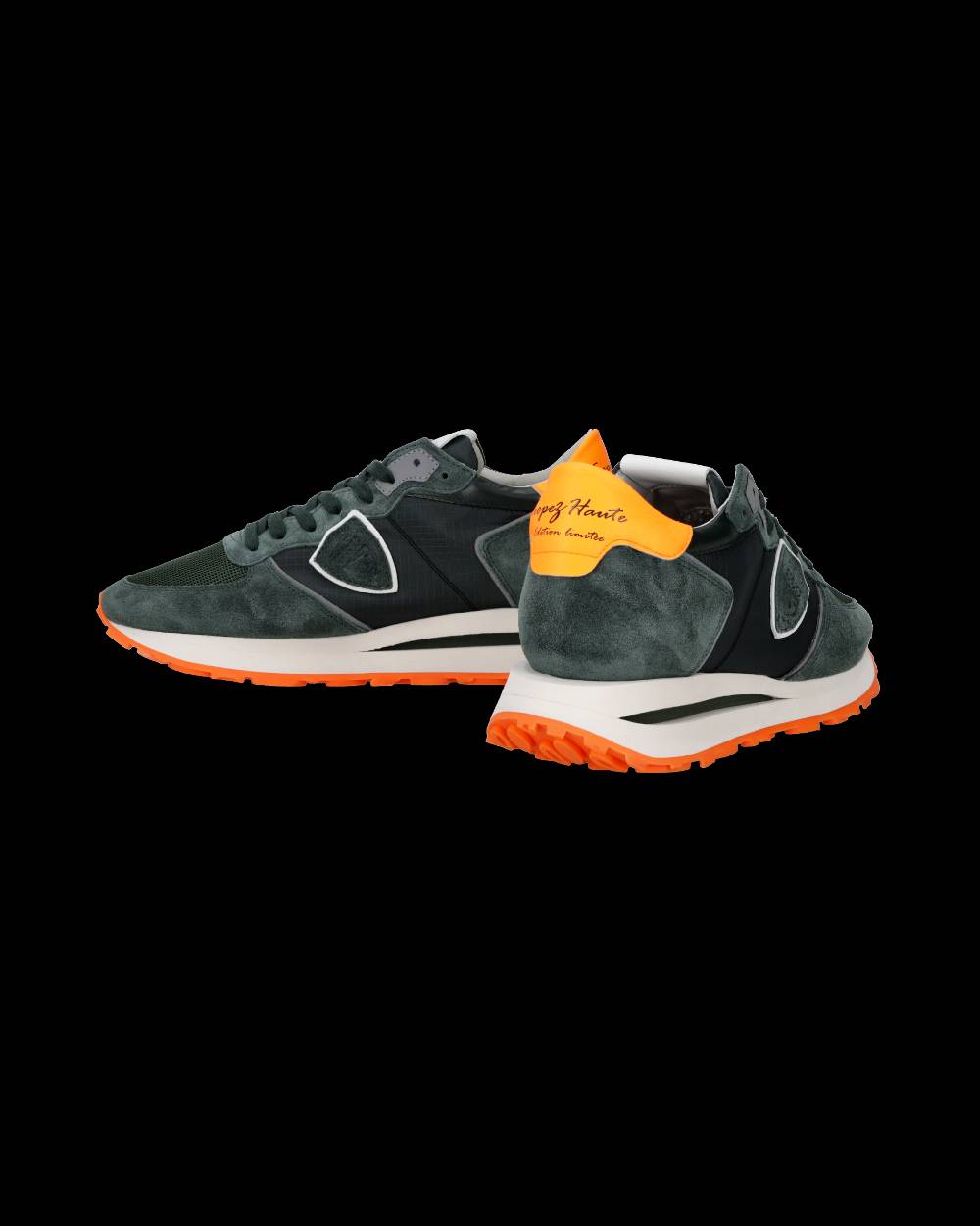 Philippe Model Sneaker basse Tropez Haute uomo - verde e arancione Offerta Giorno del Papà