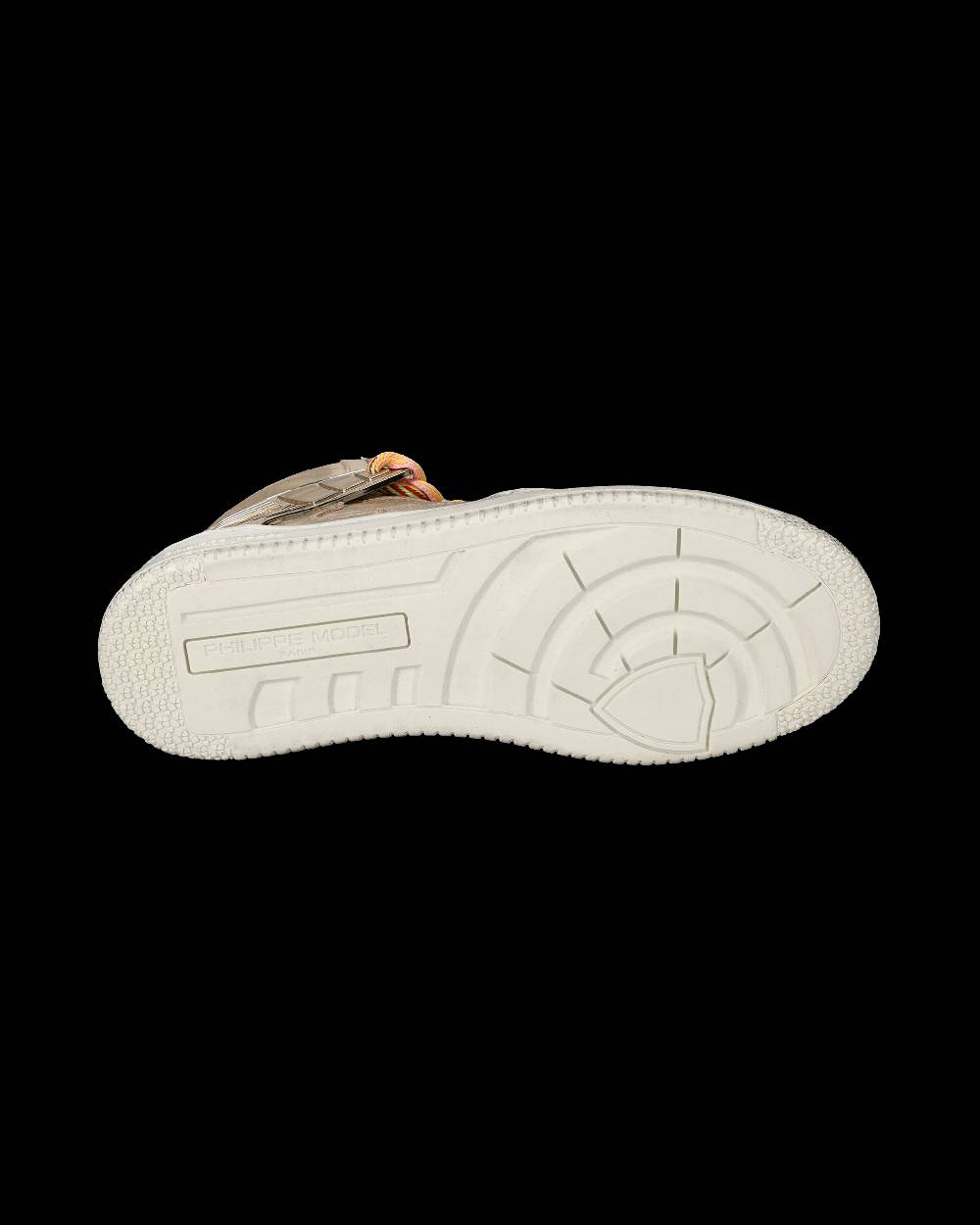 Philippe Model Sneakers Alte La Grande da Uomo Platinium in Pelle Metal Grandi sconti