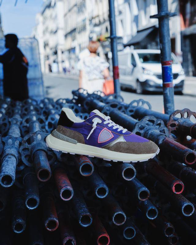 Philippe Model Sneaker running basse Antibes donna - viola e grigio Offerte giornaliere