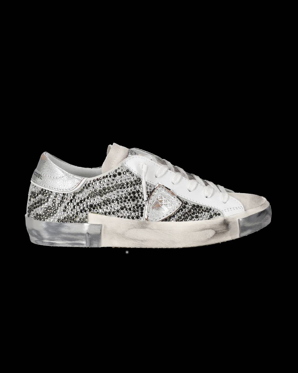 Philippe Model Sneaker bassa PRSX donna - cristalli argento Offerte speciali