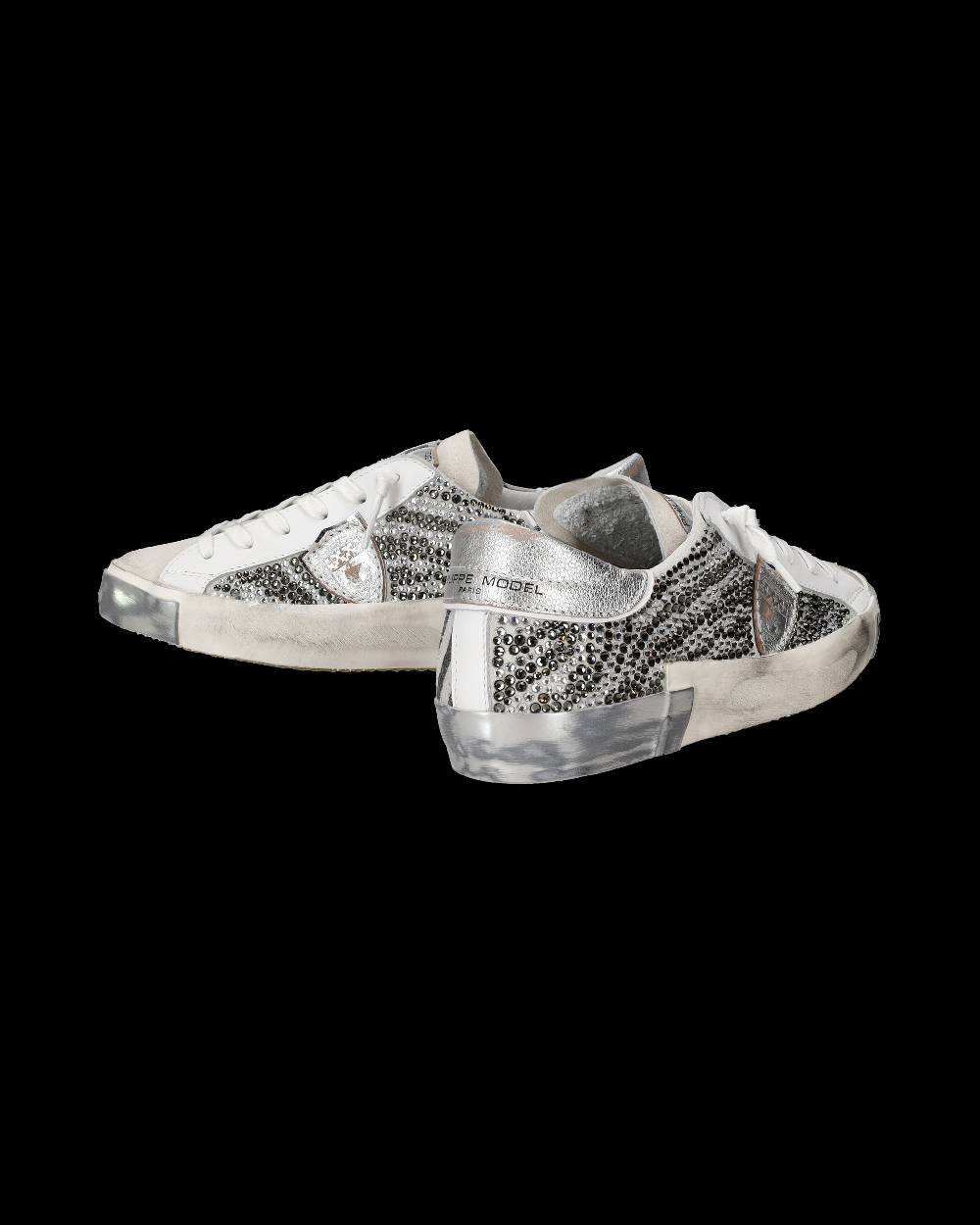 Philippe Model Sneaker bassa PRSX donna - cristalli argento Offerte speciali