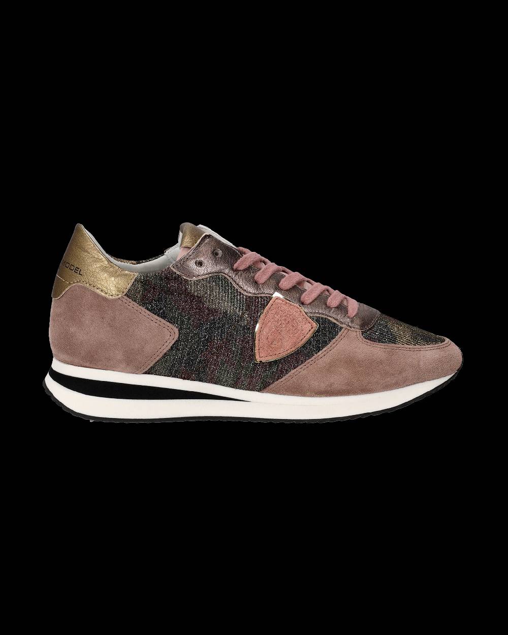 Philippe Model Sneaker basse Tropez donna - camouflage, rosa e bronzo Super Saving Price