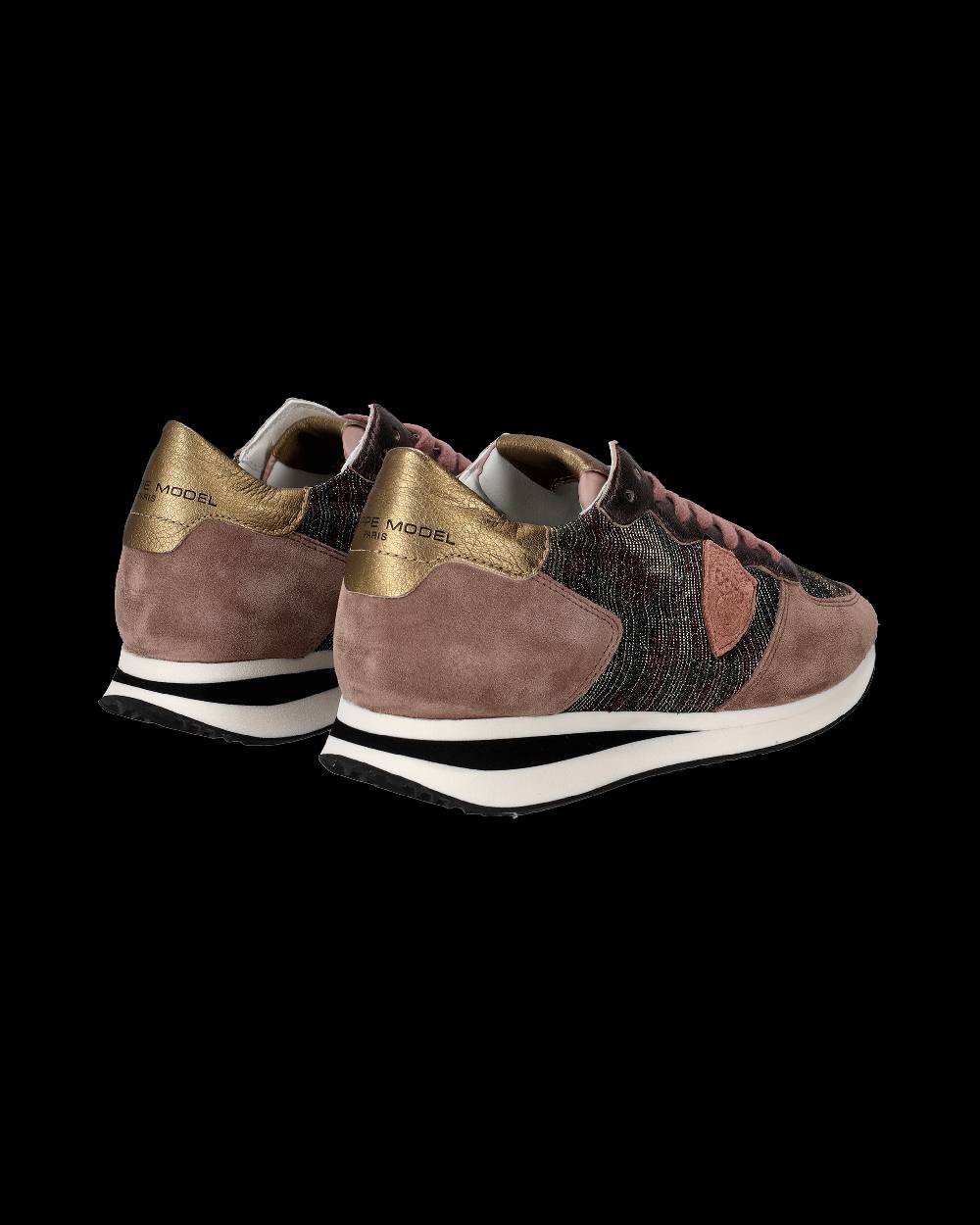 Philippe Model Sneaker basse Tropez donna - camouflage, rosa e bronzo Super Saving Price