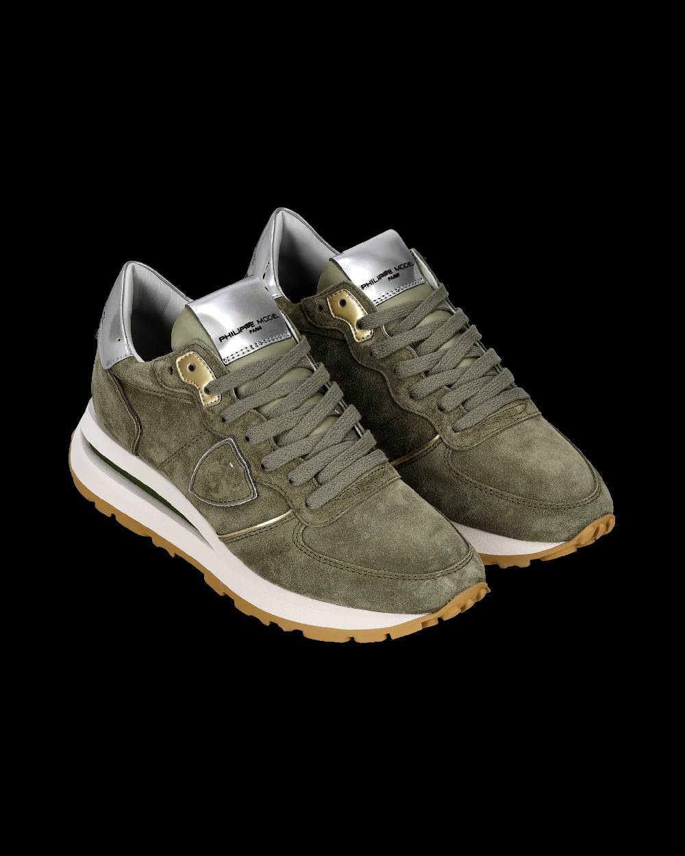Philippe Model Sneaker basse Tropez Haute donna - verde Ritorno libero