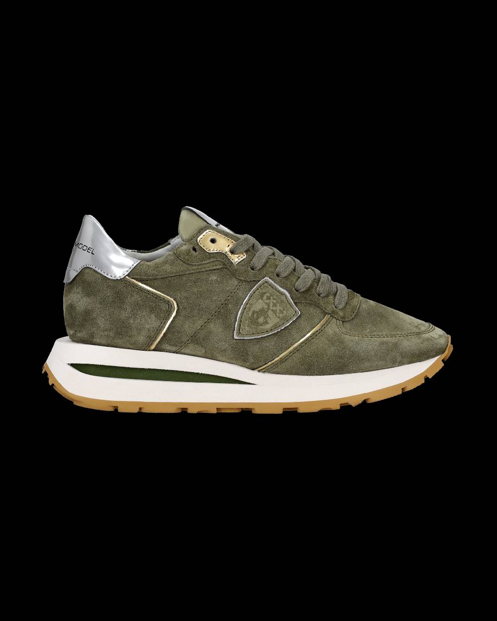Philippe Model Sneaker basse Tropez Haute donna - verde Ritorno libero