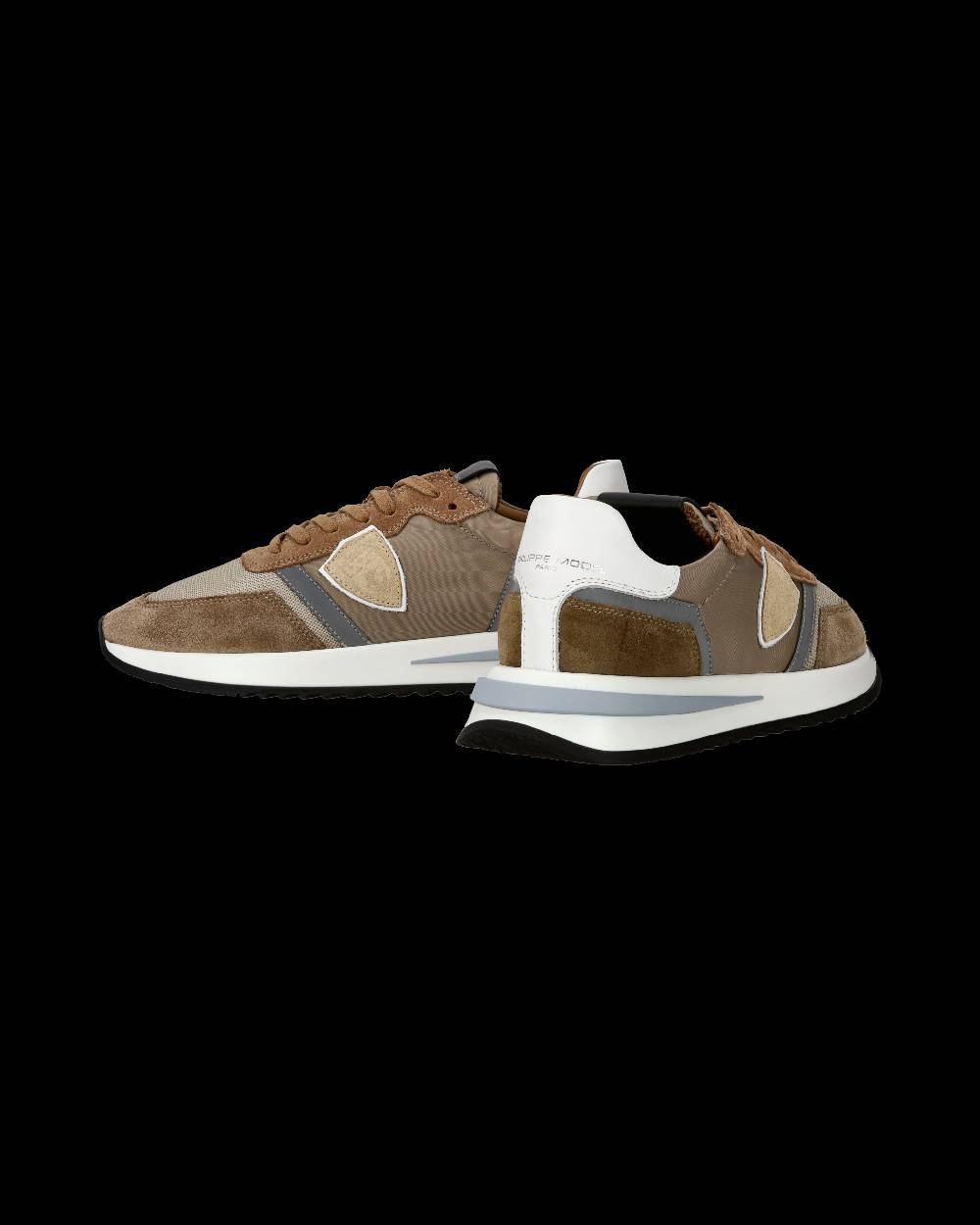 Philippe Model Sneaker casual Tropez 2.1 da uomo in nylon e pelle - Tortora ACQUISTA ORA