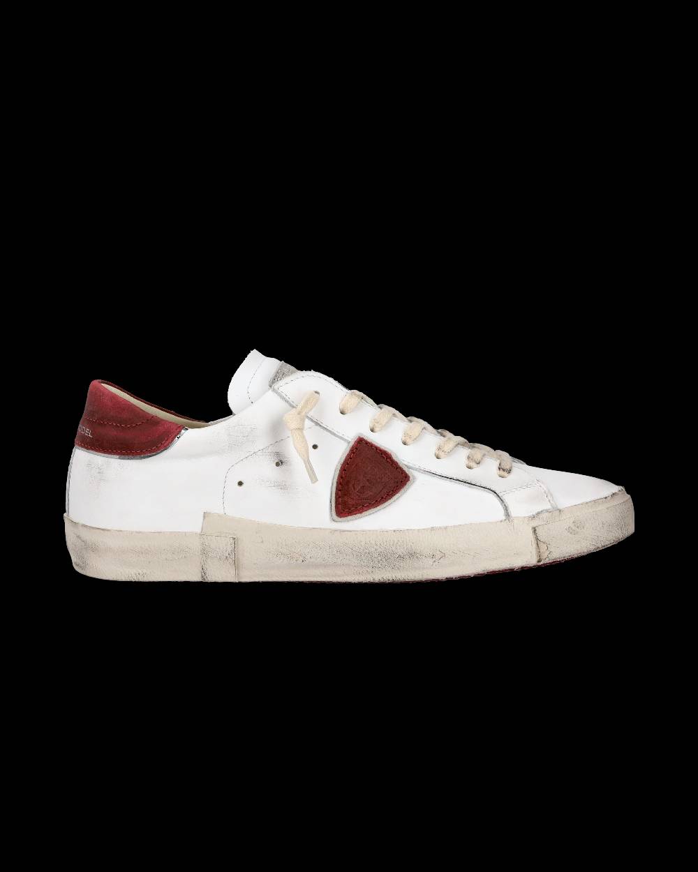 Philippe Model Sneaker casual Prsx da uomo in pelle - Bianco e rosso Latest stili