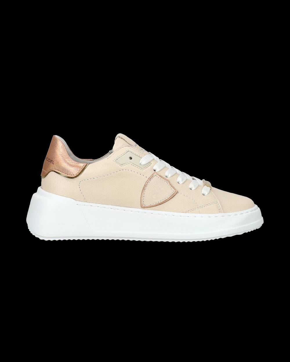 Philippe Model Sneaker bassa Tres Temple donna - rosa e nude Ultimi due giorni