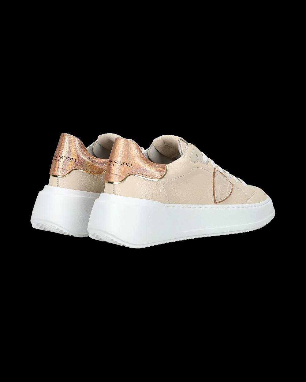 Philippe Model Sneaker bassa Tres Temple donna - rosa e nude Ultimi due giorni