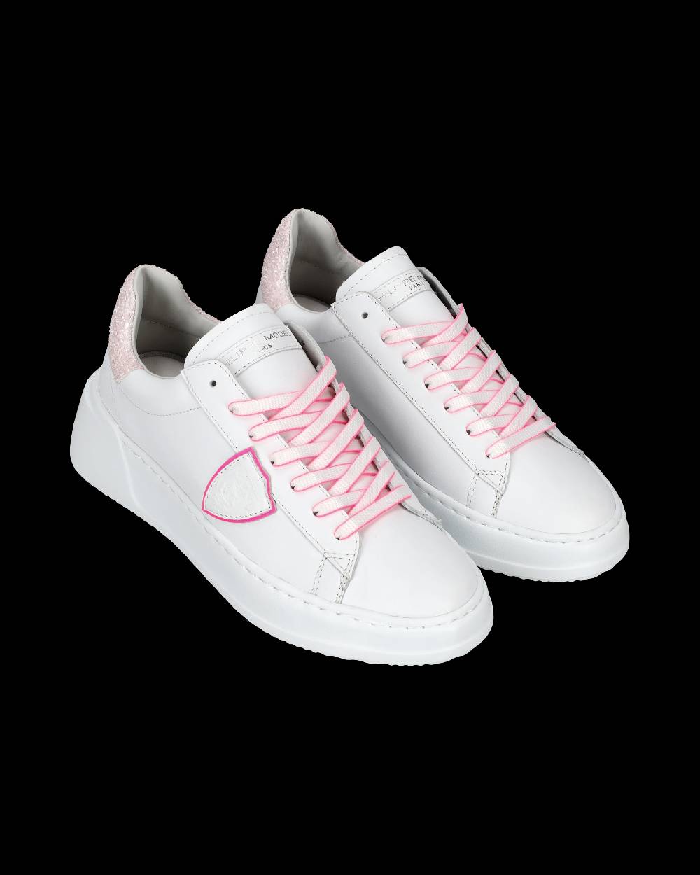 Philippe Model Sneaker bassa Tres Temple - bianco e fucsia Fino al 50% di sconto