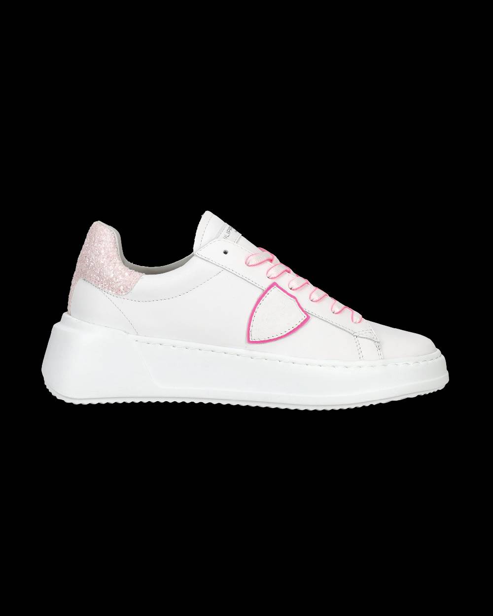 Philippe Model Sneaker bassa Tres Temple - bianco e fucsia Fino al 50% di sconto